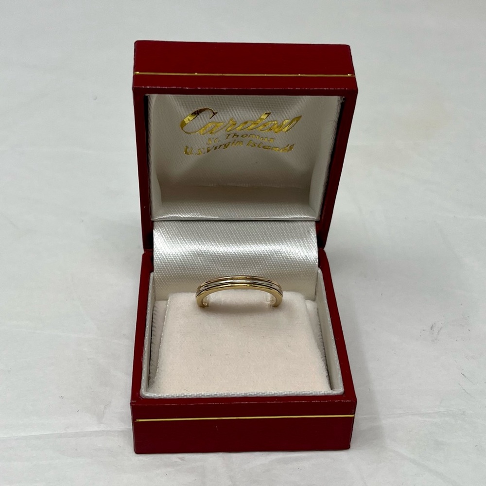 CARTIER TRINITY VENDÔME LOUIS UNISEX WEDDING BAND 18K GOLD - Picture 10 of 12